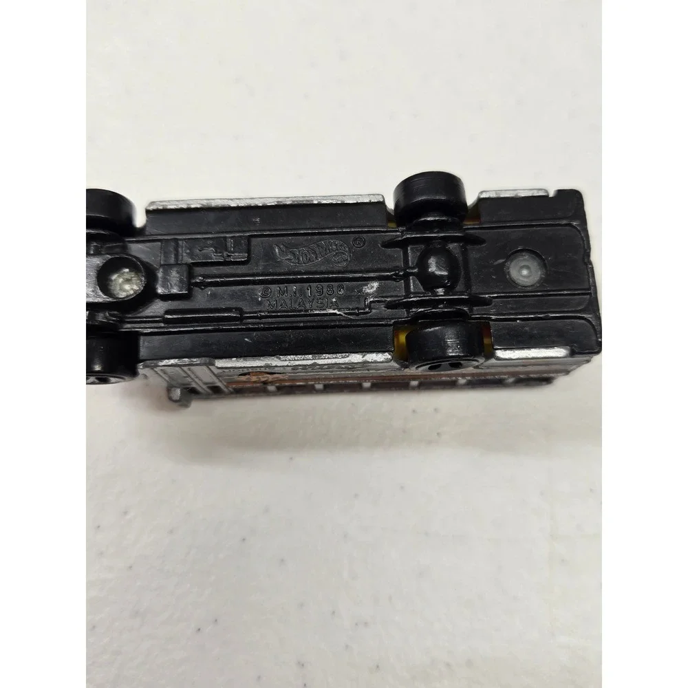 Hot Wheels School Bus Silver‎ Speed Power Attitude 1988 Diecast Toy Car Malaysia